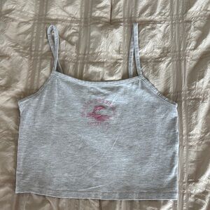 Cotton On Gray Spaghetti Strap Crop Top